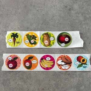 Trader Joe's Colorful Sticker Set